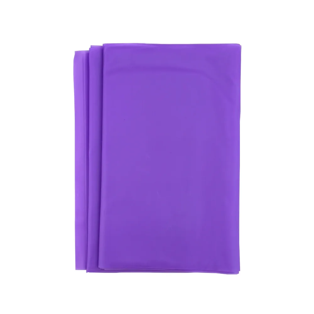 Стрічка еластична для фітнесу та йоги 0,4 мм DOUBLE CUBE фіолетовий