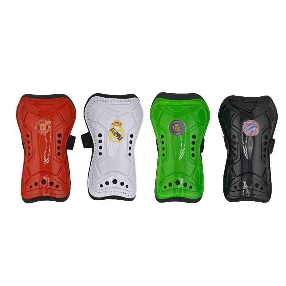 Щитки футбольні Sport 12M 18 см червоний