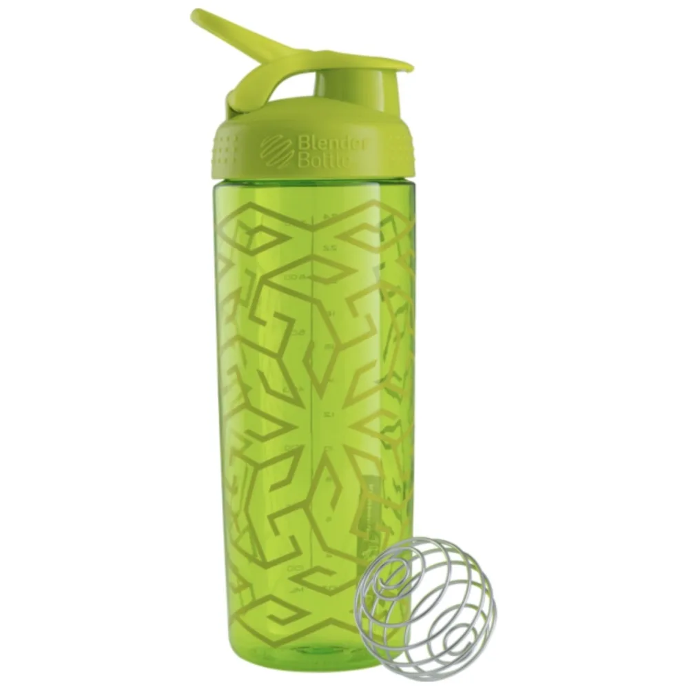 Шейкер BlenderBottle SportMixer Signature Sleek 28 oz/ - 820 мл Зелений Zen Gala