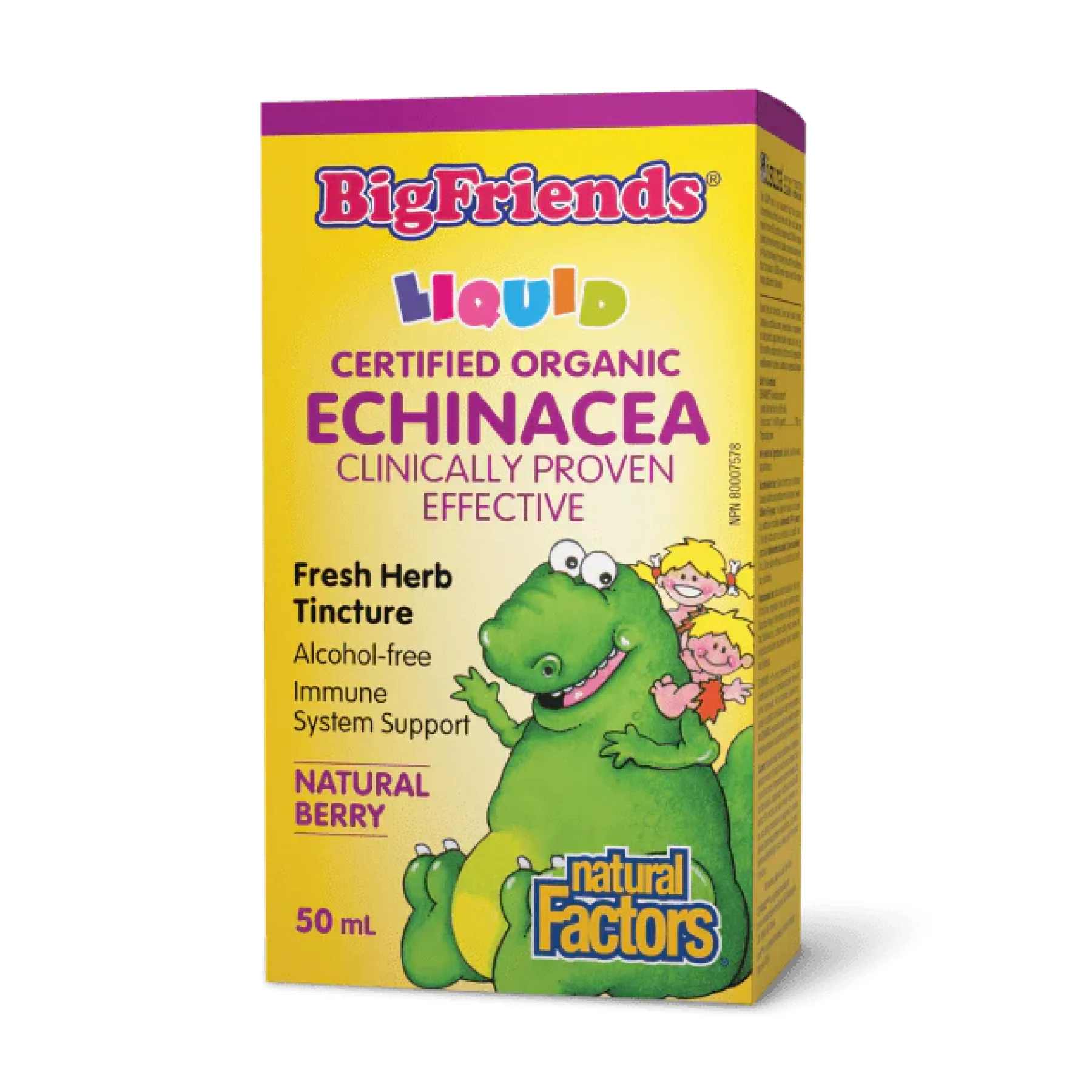 BigFriends Echinacea Alcohol-Free Fresh Herb Tincture for Kids - 50 мл