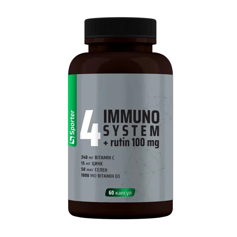 4Immuno System + Rutin 100 мг - 60 капсул