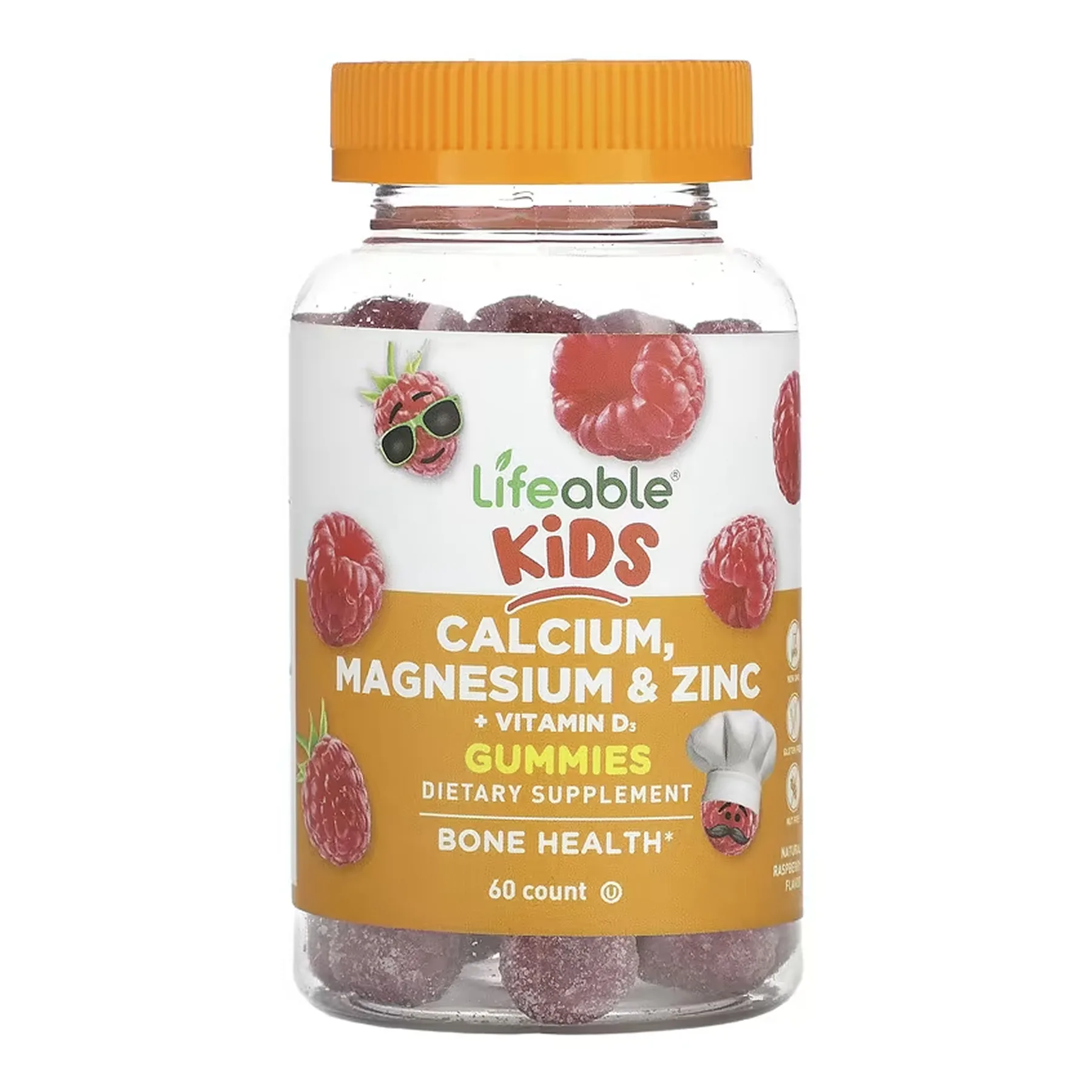 Calcium Magnesium & Zinc + Vitamin D Kids - 60 жуйок