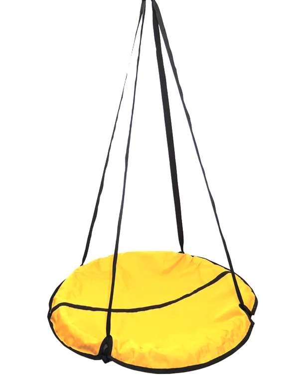 Hanging swing for children and adults, stork nest Yellow (yellow)