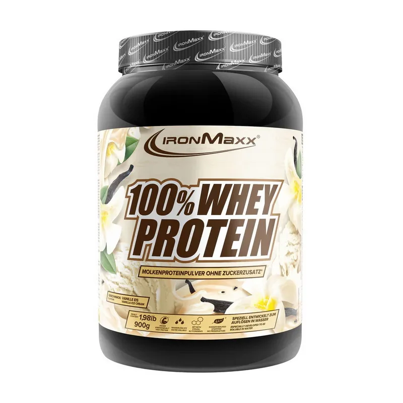 100% Whey Protein - 900 г Полуниця