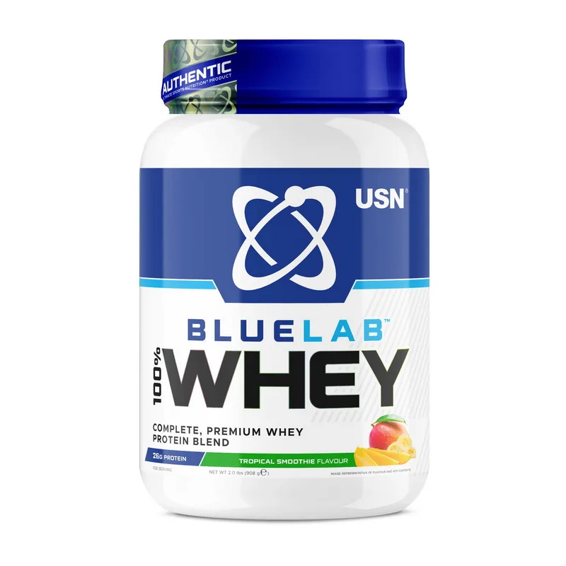 Blue Lab 100% Whey - 908 г тропічний смузі