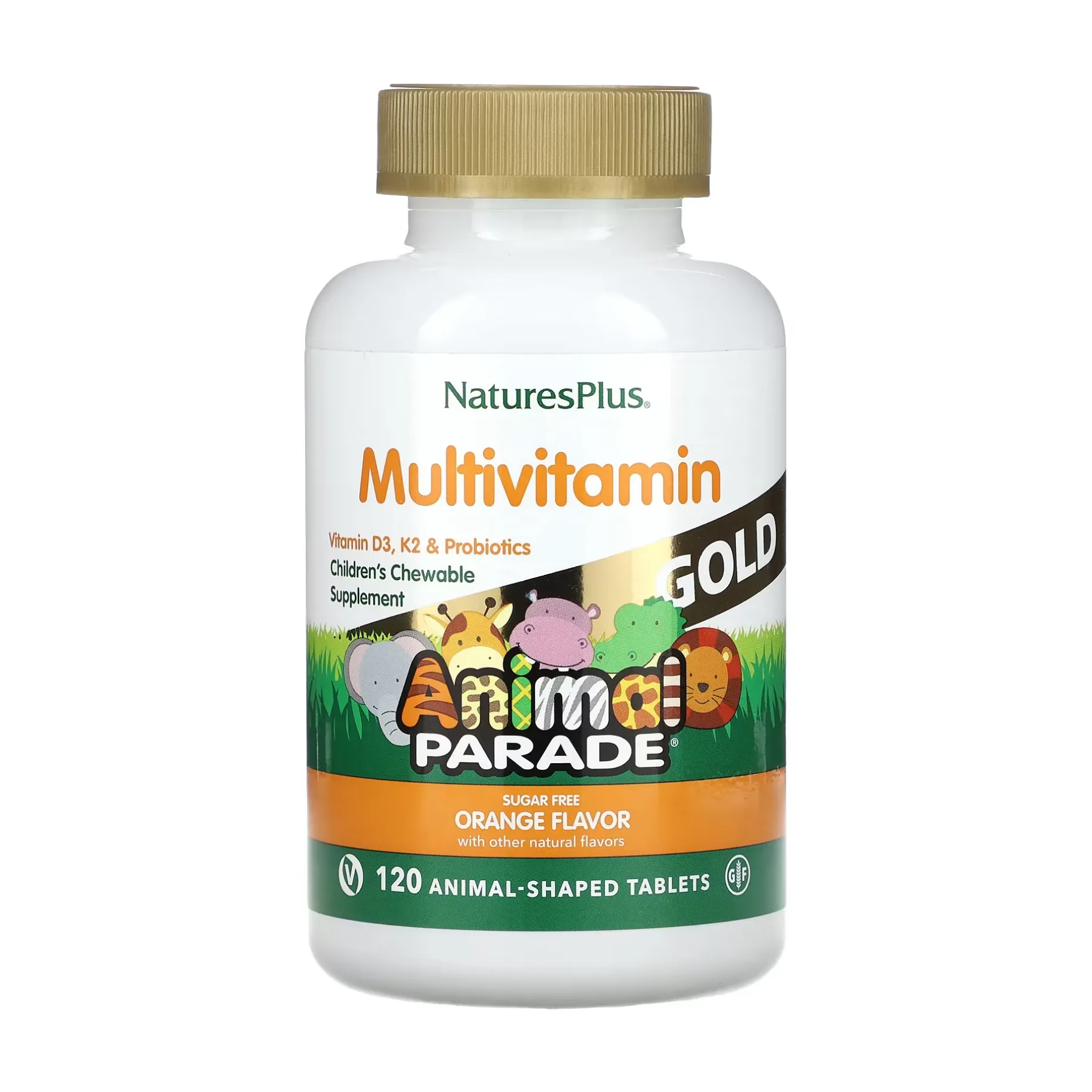 Children’s Gold Multivitamin - 120 таблеток Апельсин