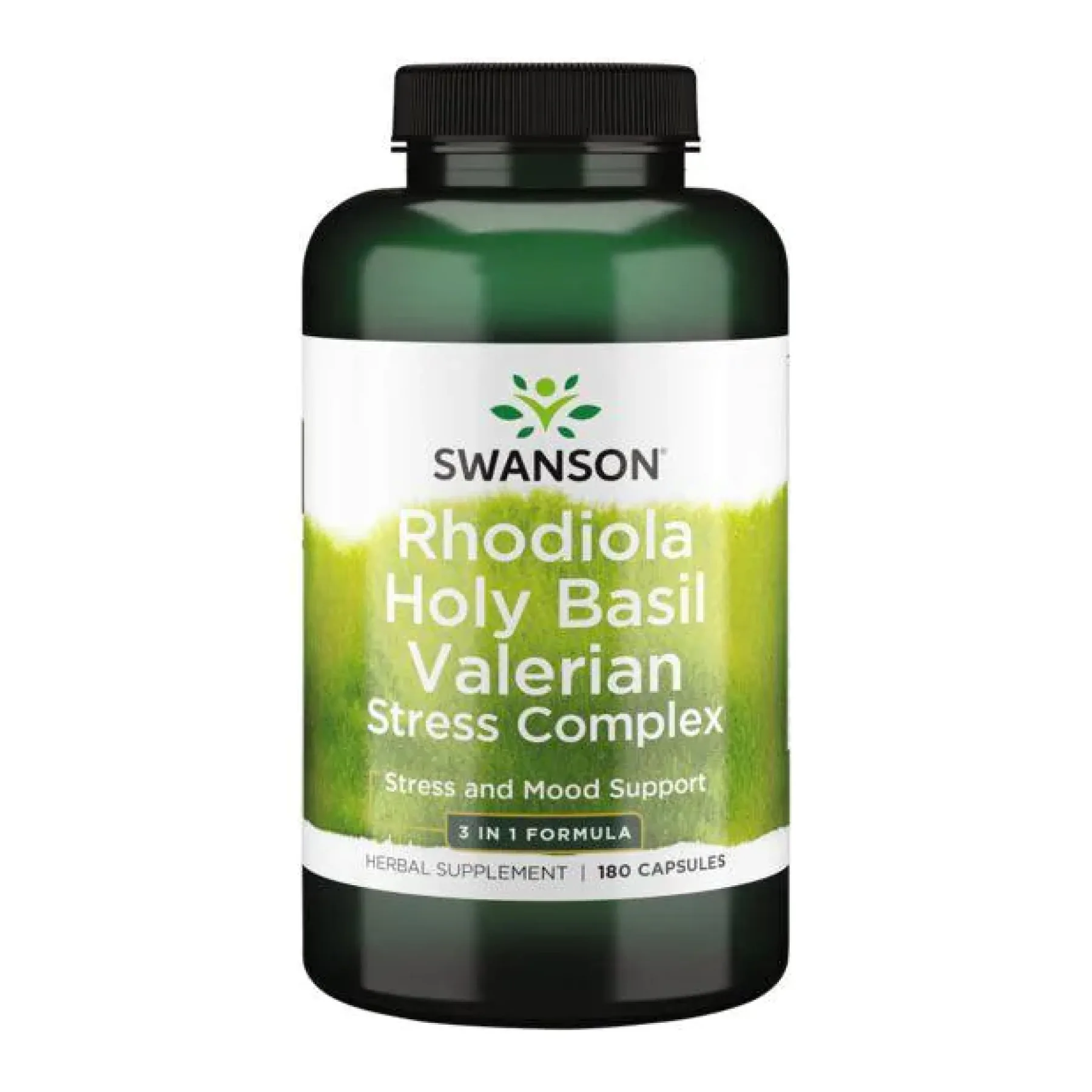 Rhodiola Holy Basil Valerian stress Complex - 180 капсул