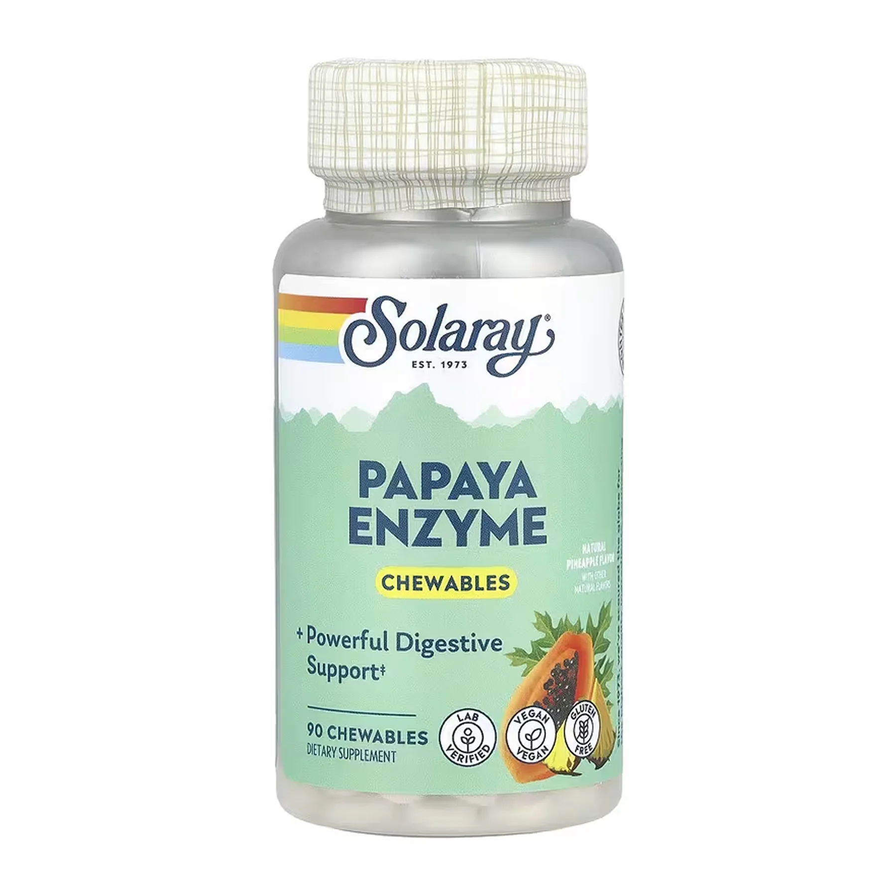 Papaya Enzyme - 90 жув. таблеток