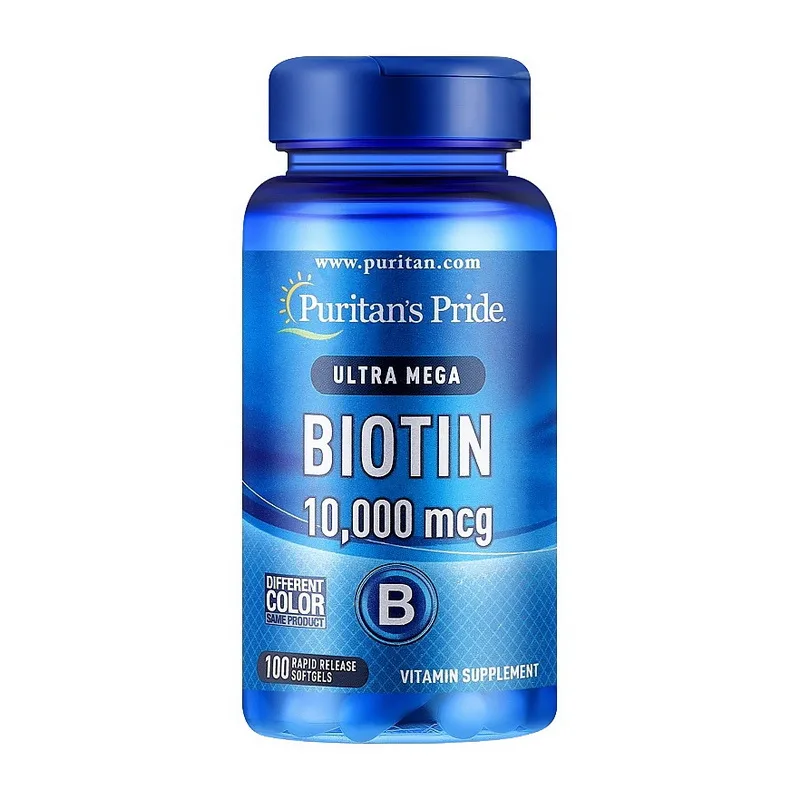 Biotin 10,000 мкг - 100 софтгель
