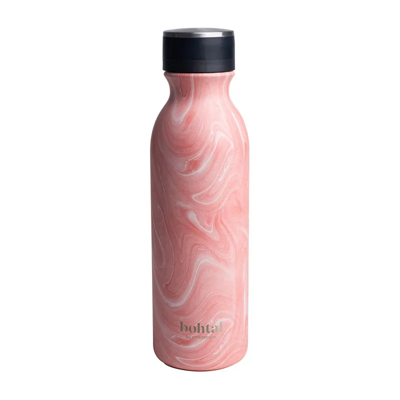 Bohtal Insulated Flask Pink Marble - 600 мл