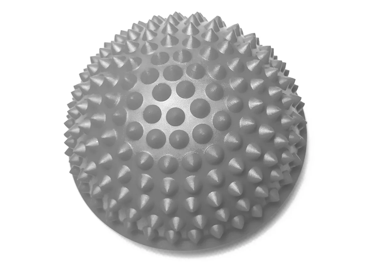 Полусфера массажная кинderball EasyFit 15 см жесткая серая