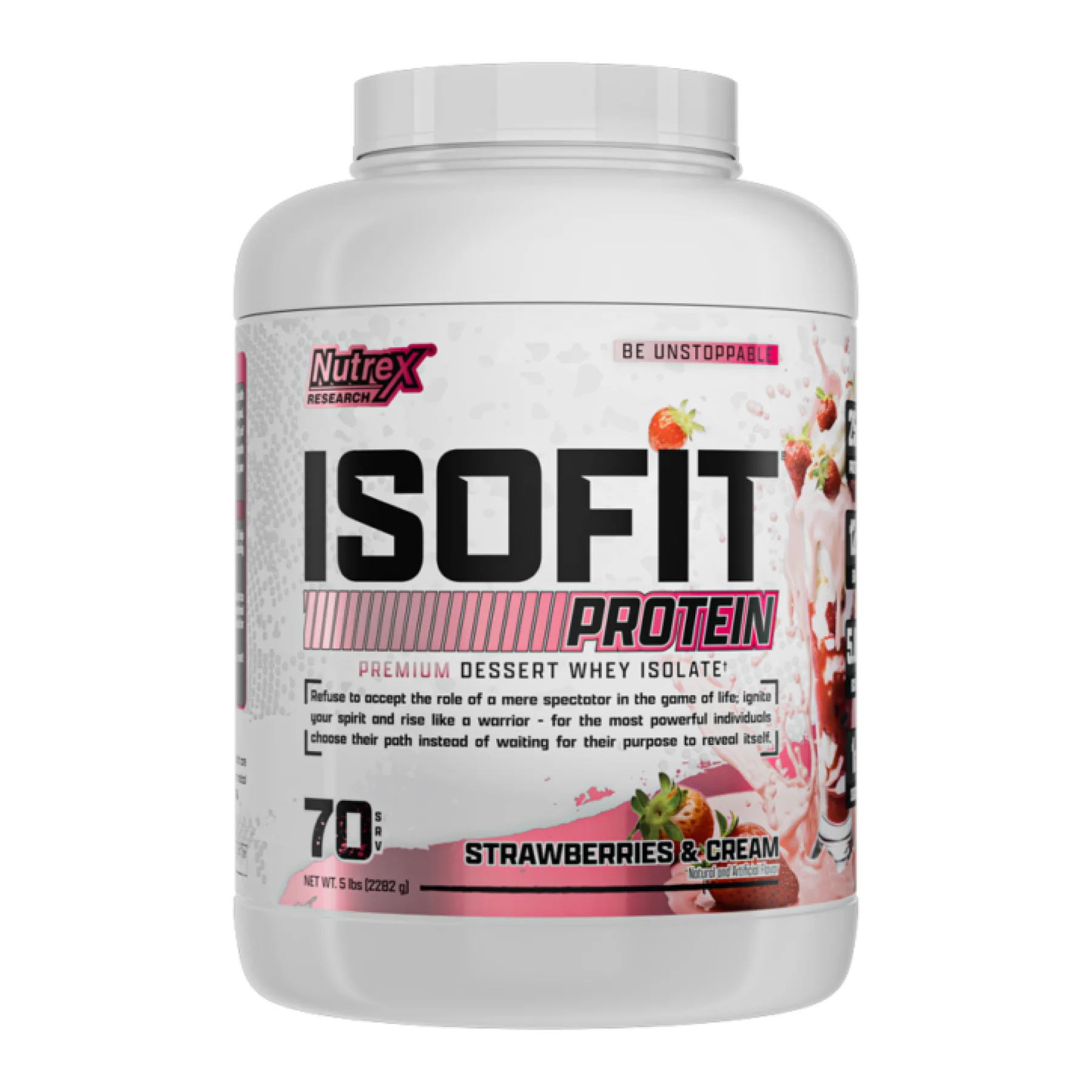 Isofit - 70 порцій полуниця з вершками