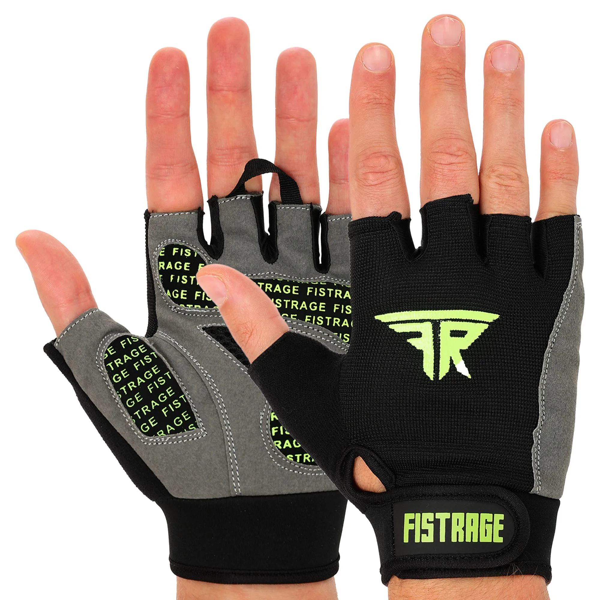 Рукавички для фітнесу та тренувань FISTRAGE розмір чорний M
