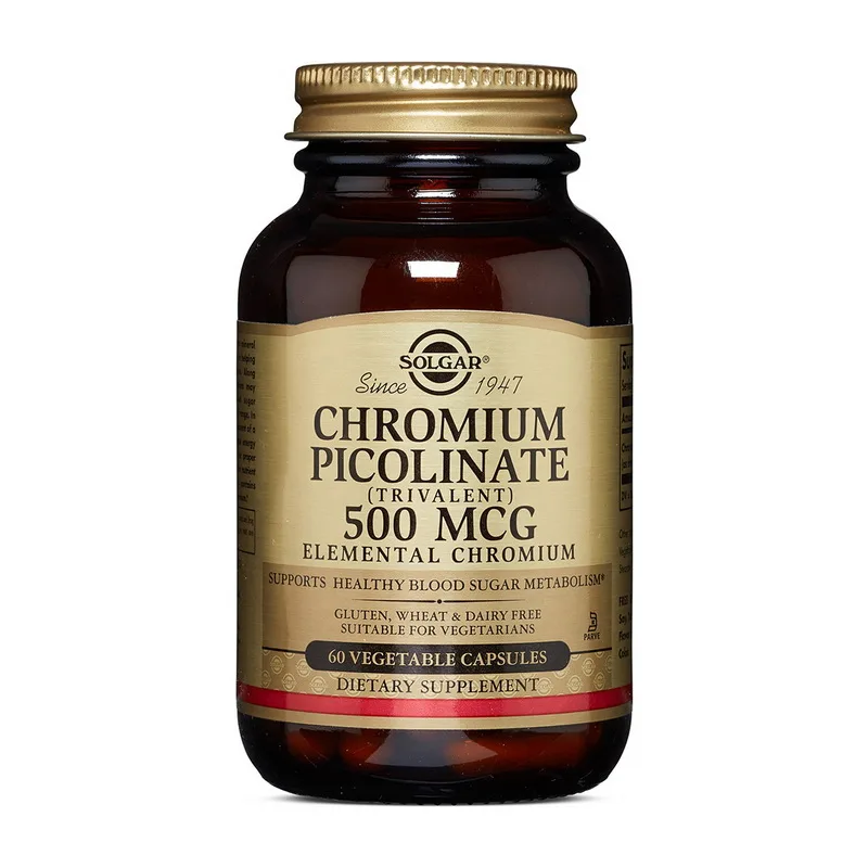Chromium Picolinate - 500 мкг 60 вегетаріанських капсул