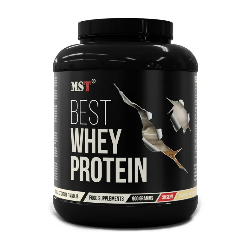 Best Whey Protein + Enzyme - 900 г ванільне морозиво