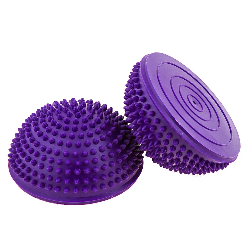 Напівсфера масажна балансувальна їжачок 260грам фіолетовий