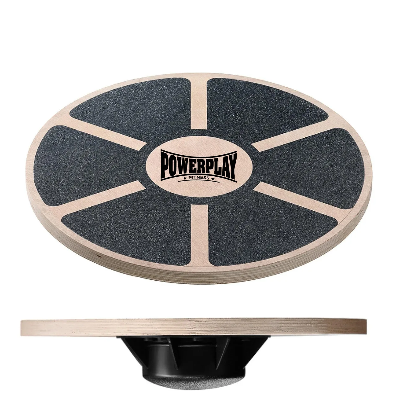 Балансувальна платформа PowerPlay PP_4417 кругла, дерев'яна