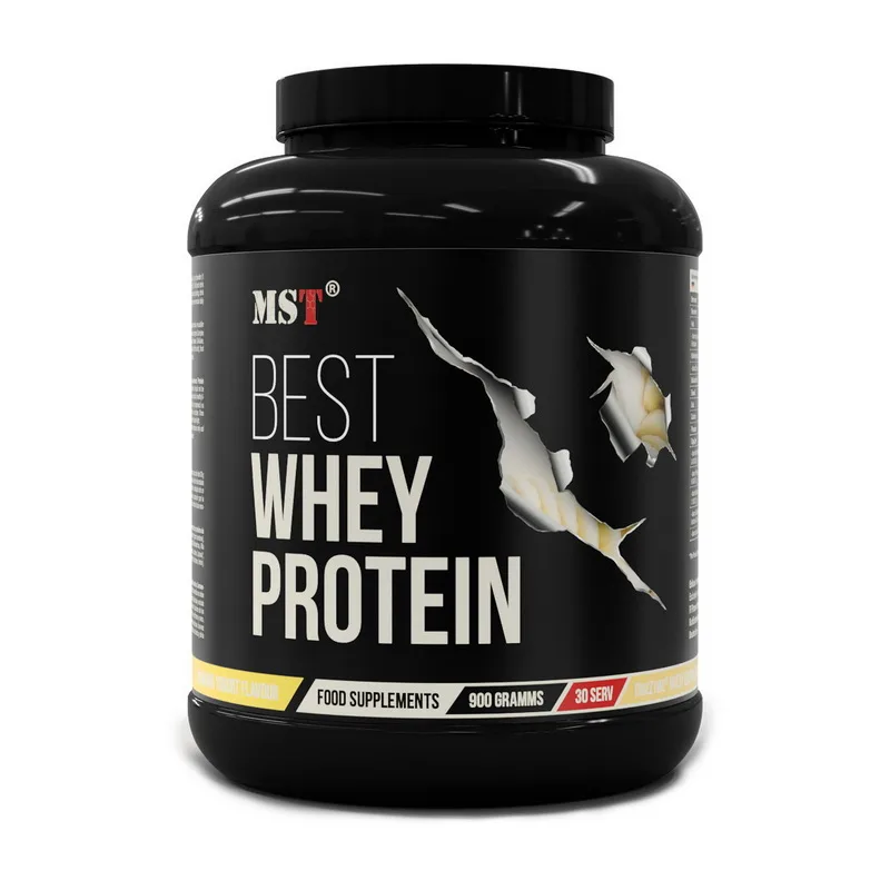 Best Whey Protein + Enzyme - 900 г банан йогурт