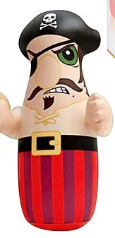 Надувна фігурка (неваляшка) бокс для дітей Intex 44672 пірат