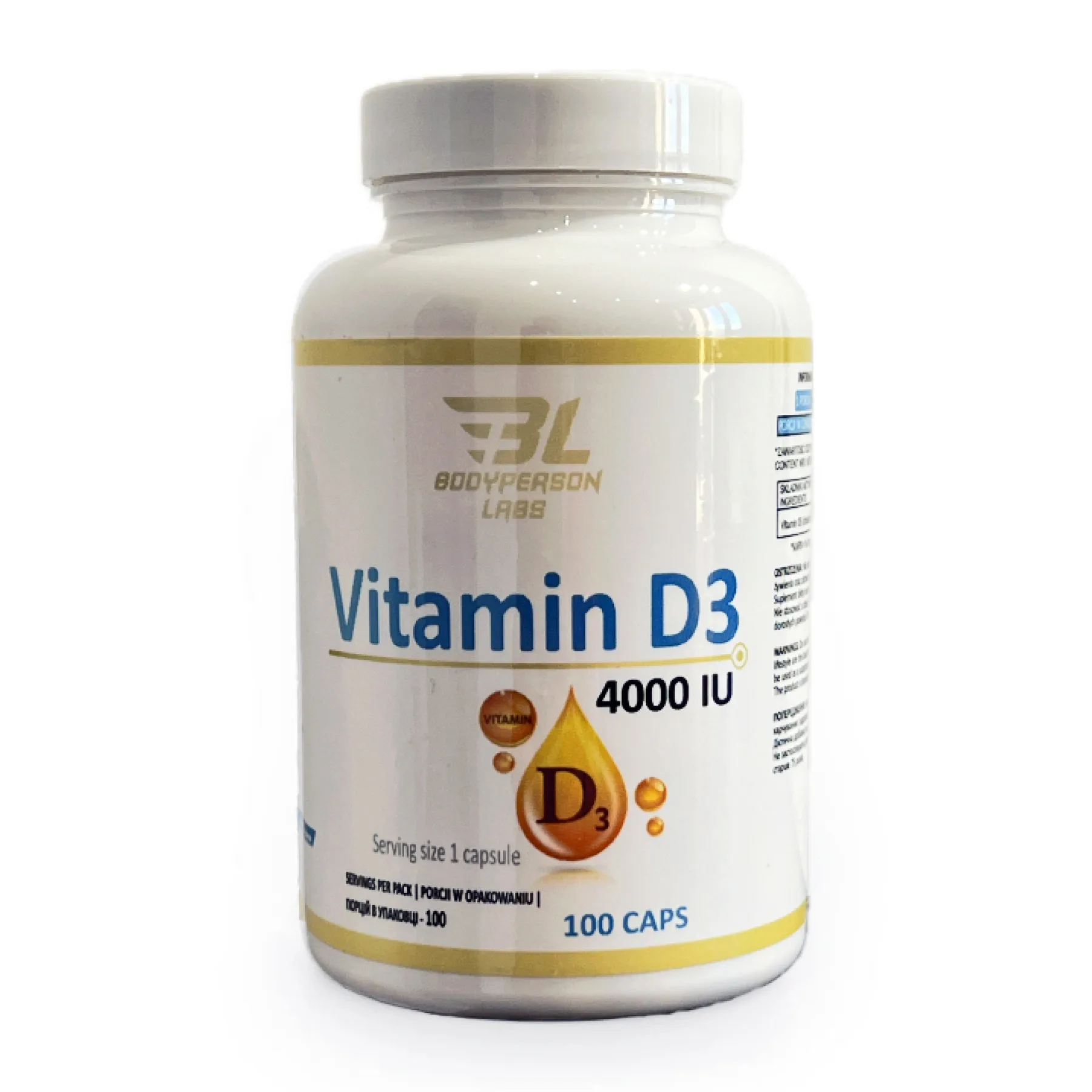 Vitamin D3 4000 iu - 100 капсул