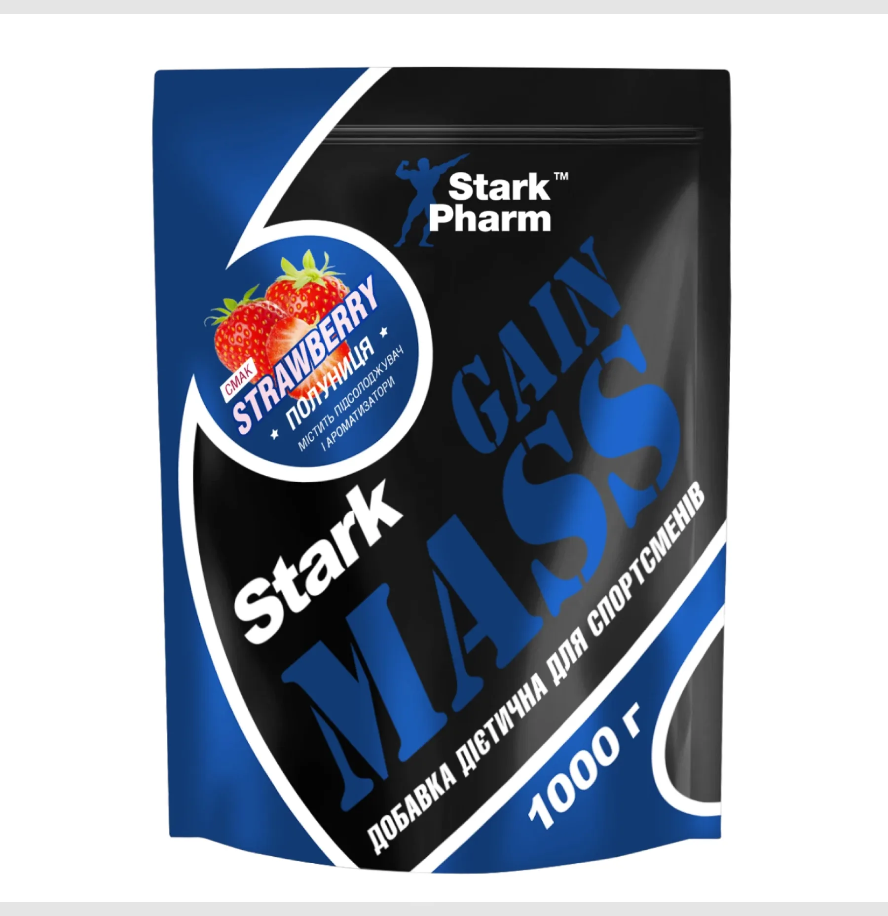 Stark Gain Mass Ostrowia Whey - 1 кг полуниця
