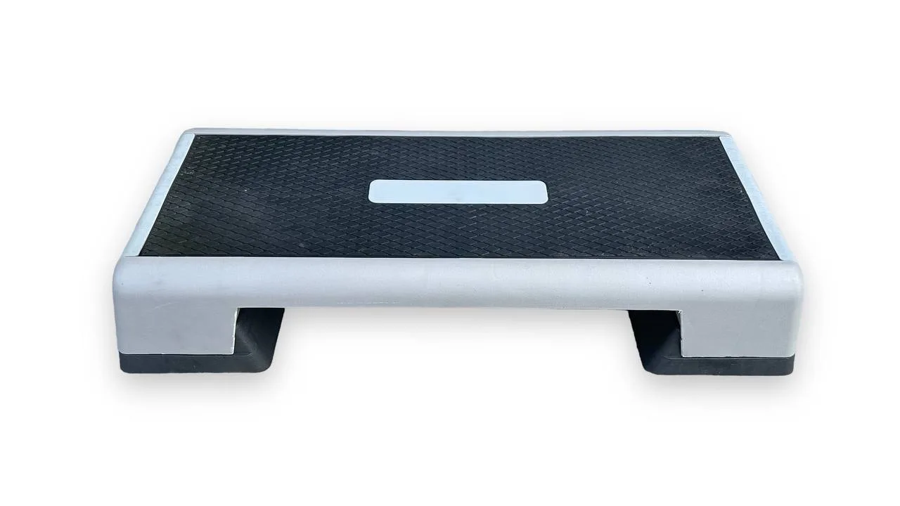 Степ-платформа L99 х W36 х H15/20 см, сірий/чорний