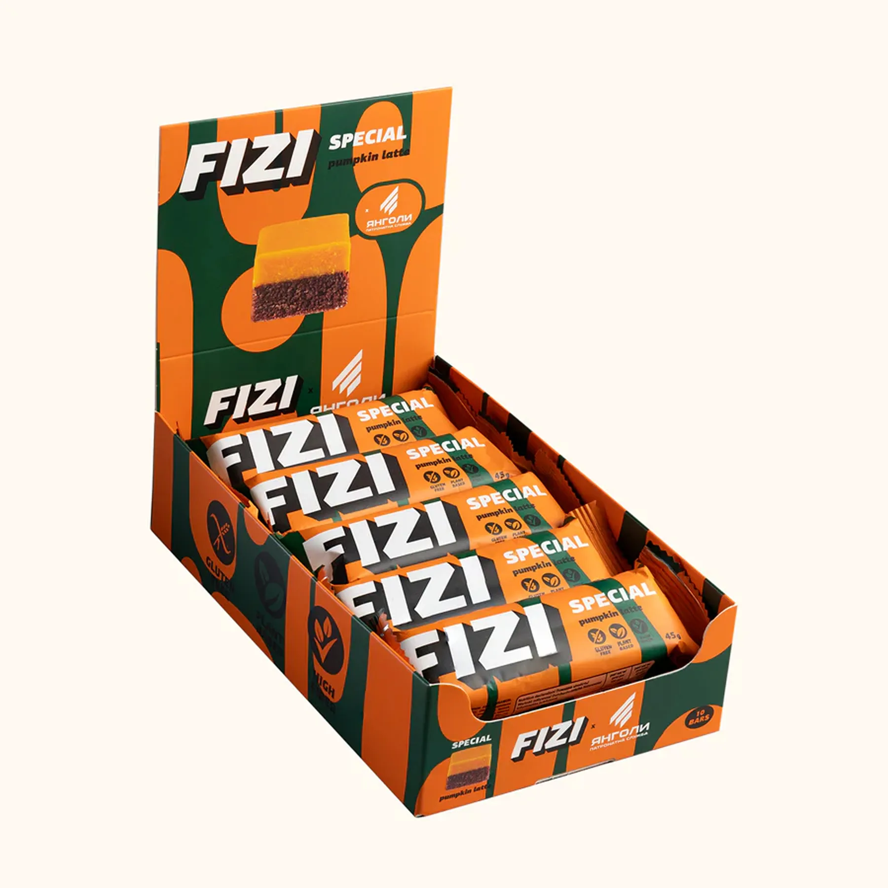 Fizi Special - 10x45 г гарбузовий латте