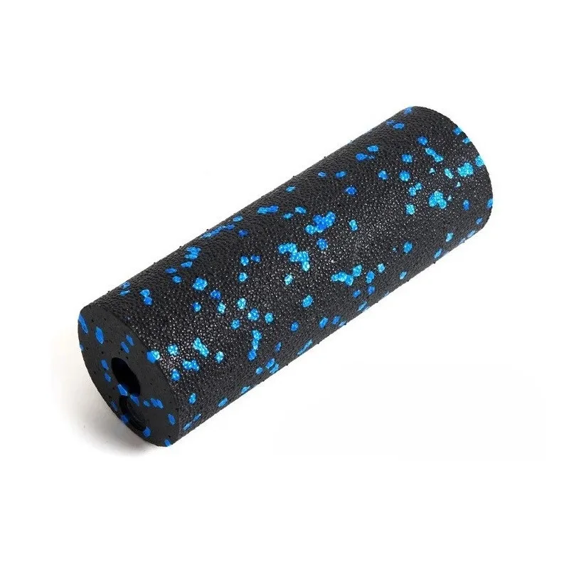 Масажний ролик (роллер) гладкий PowerPlay PP-4346 Mini EPP Foam Roller чорно/синій 15x5,3 см