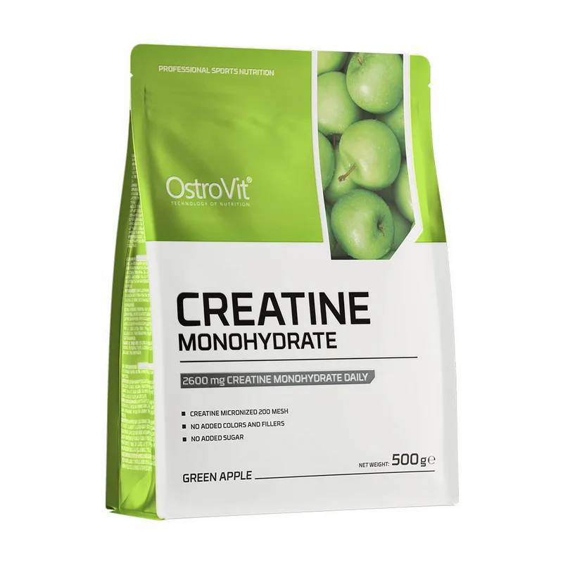 Creatine Monohydrate - 500 г Зелене яблуко