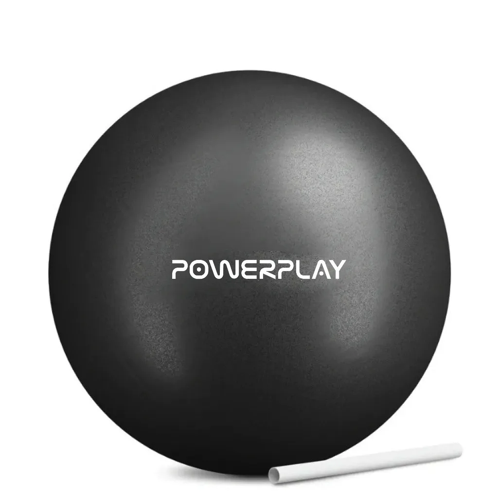 М'яч для пілатесу, йоги та реабілітації PowerPlay PP_4415 Body Shape Ball 22 см чорний