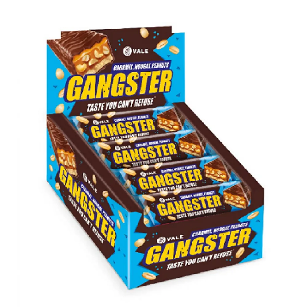 Gangster - 20x50 г карамель нуга арахіс