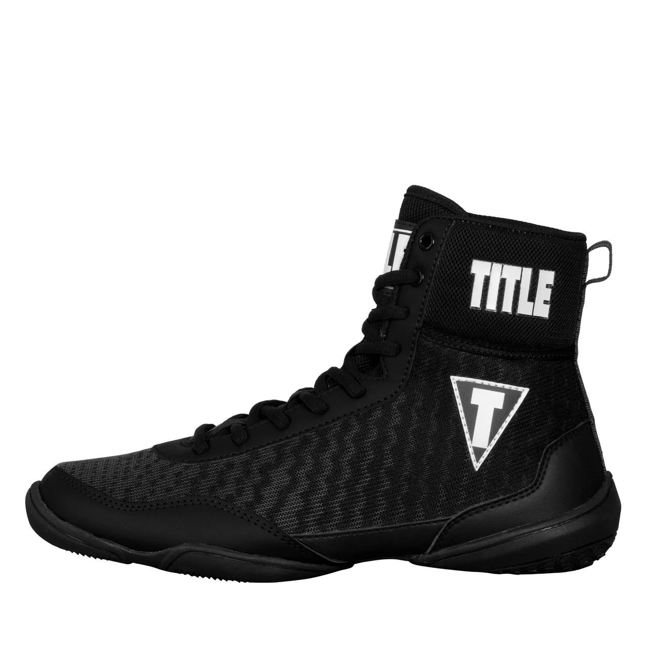 Боксерки (боксерське взуття) TITLE Boxing Predator II Shoes 2,0 Black/Grey 40р.