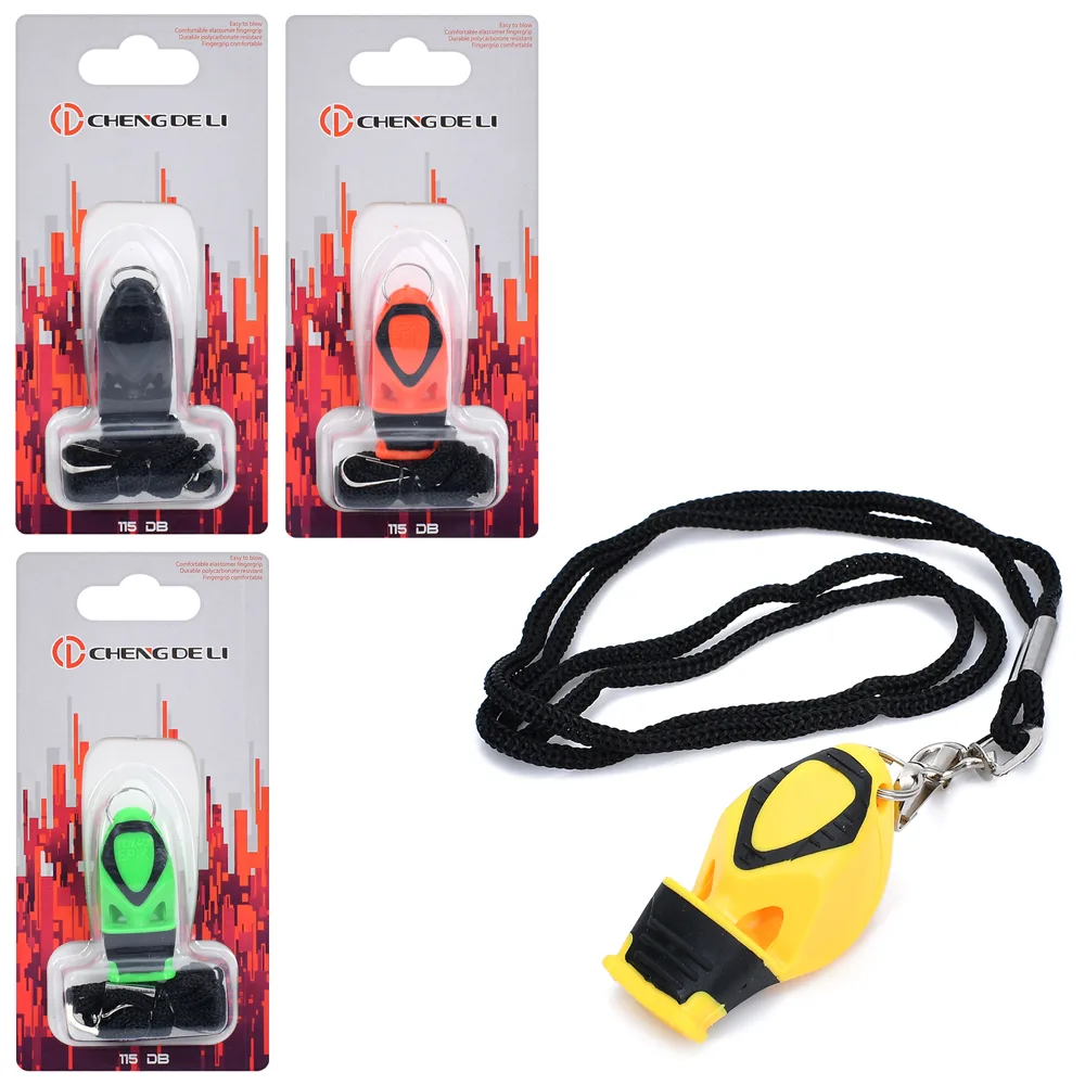 Свисток Chengdeli пластик 4417 Жовтий