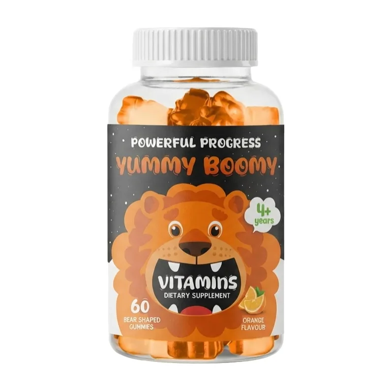 Yummy Boomy Vitamins for Kids - 60 shaped жуйок, апельсин