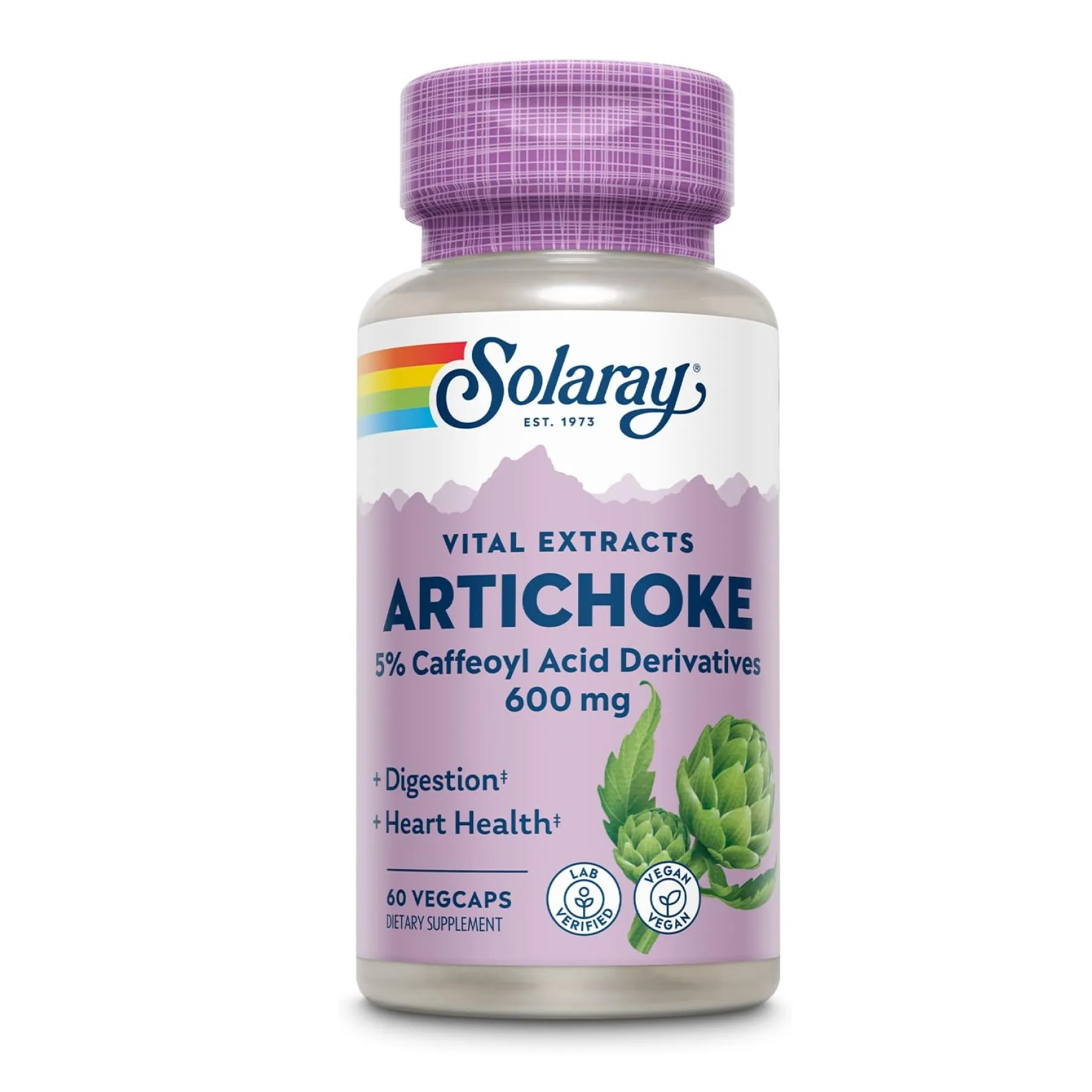 Artichoke Leaf Extract - 600 мг 60 капсул