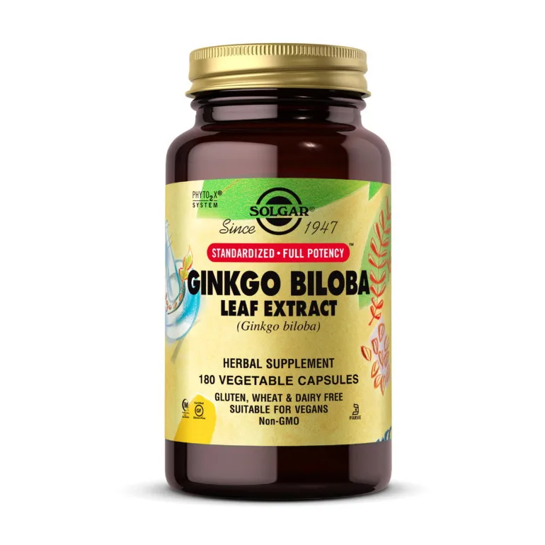 Ginkgo Biloba Leaf Extract - 180 капсул