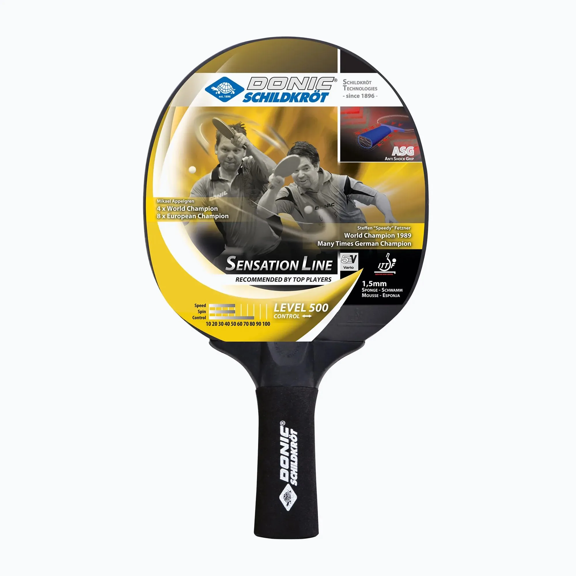 Ракетка для настільного тенісу Donic-Schildkrot Sensation 500 (оригінал)