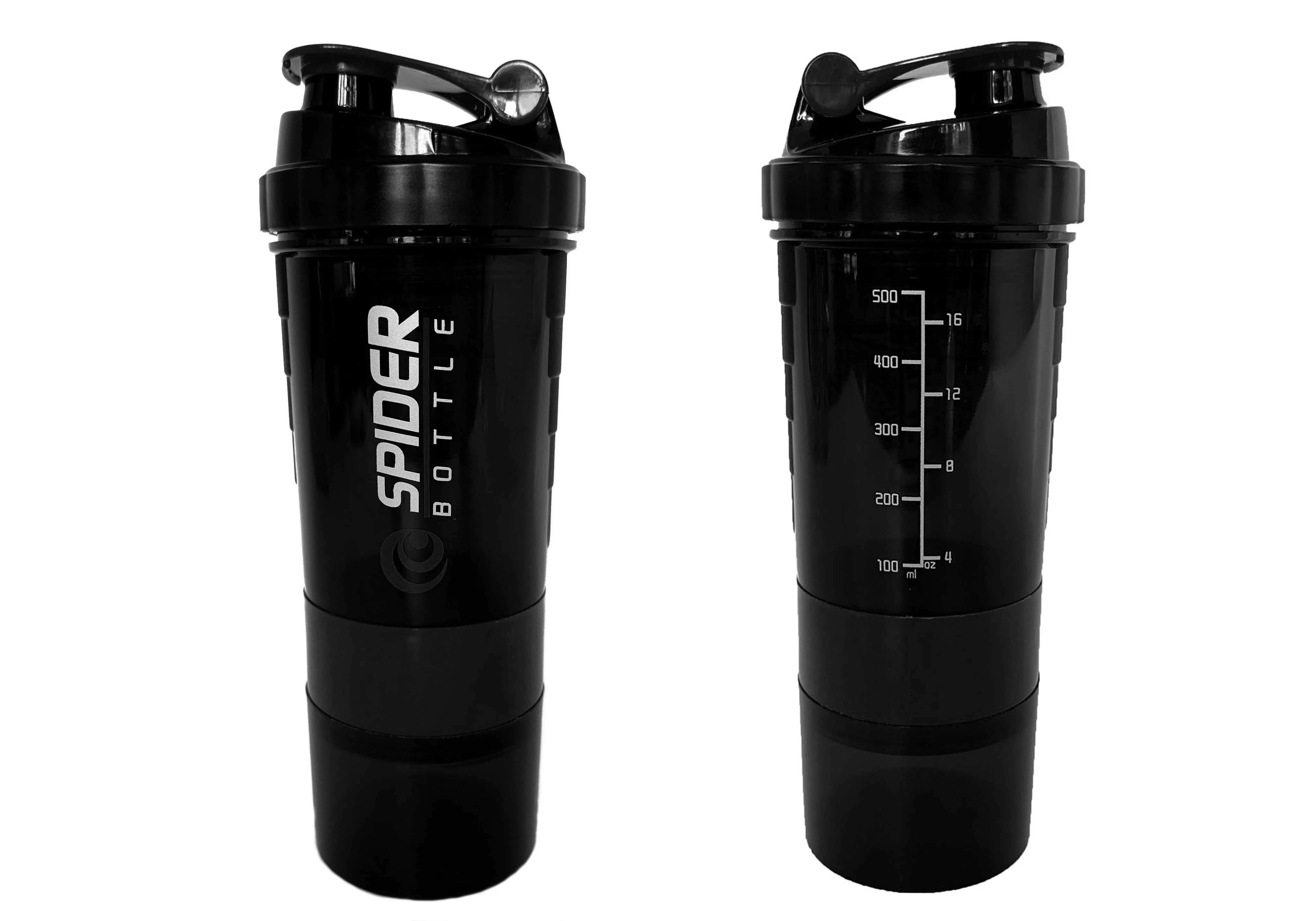 Шейкер спортивний EasyFit Spider 0,5 л чорний