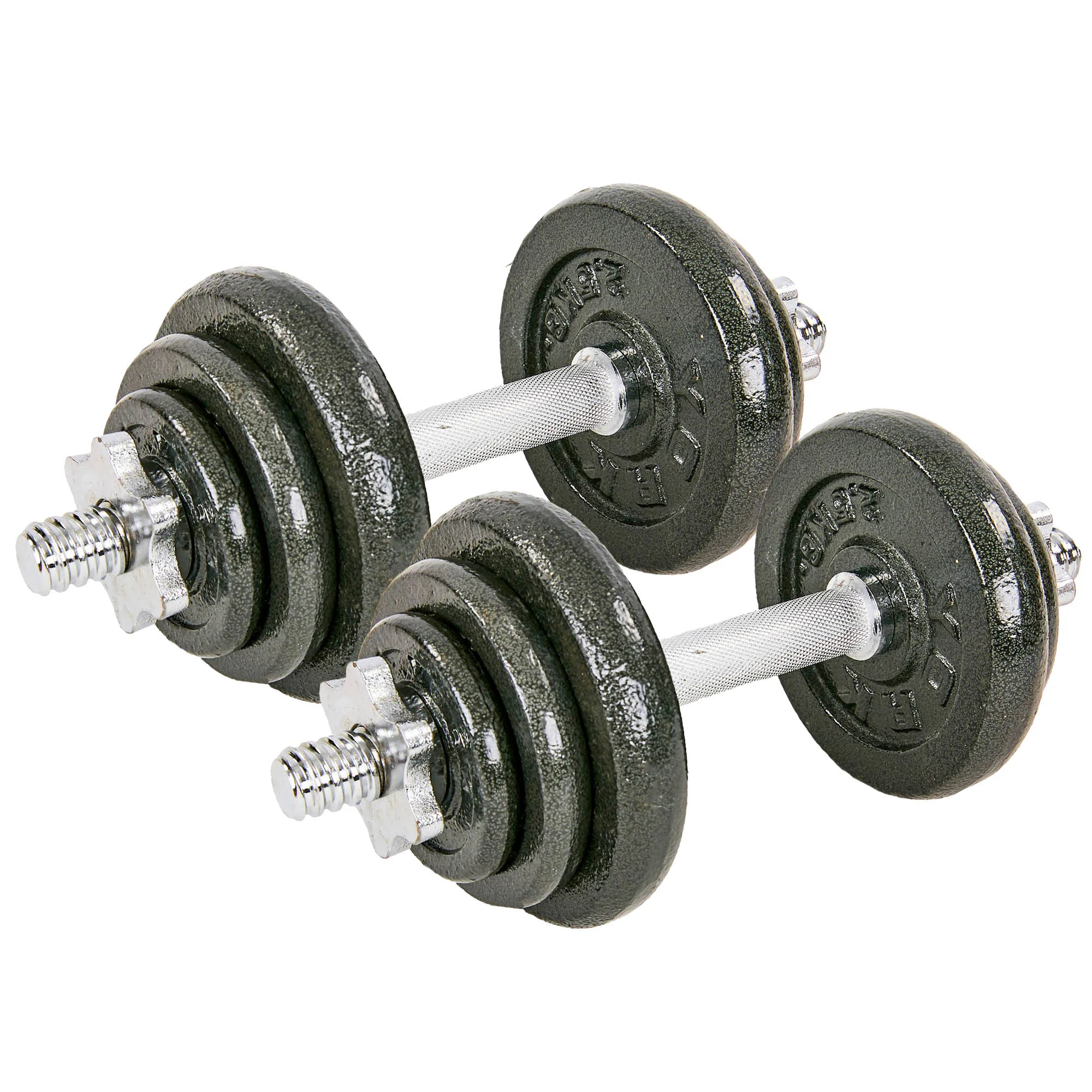 Гантелі розбірні сталеві у валізі 20 кг, 2 шт по 10 кг