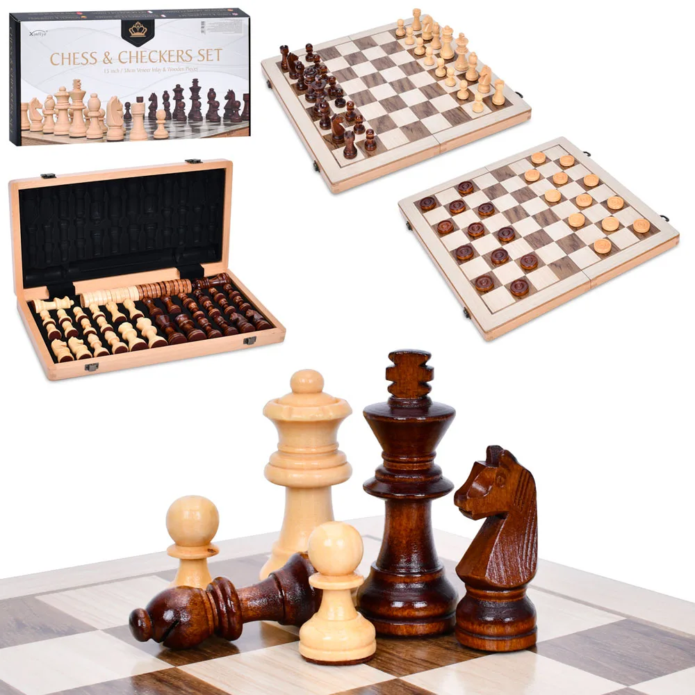 Шахи 2в1 - 40 х 40 х 2,5 см