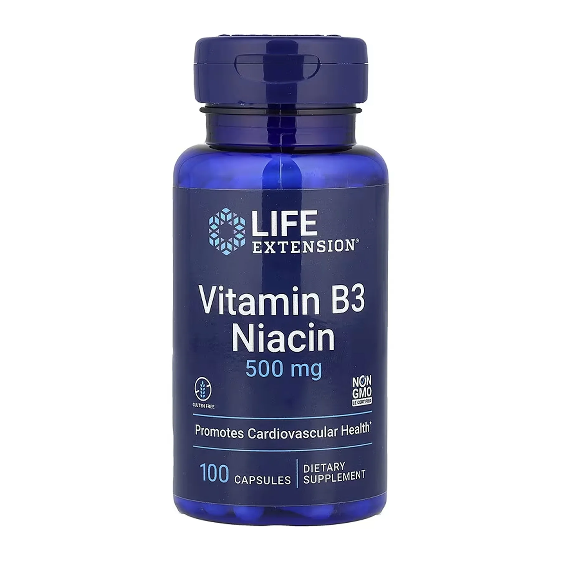 Vitamin B3 Niacin 500 мг - 100 капсул