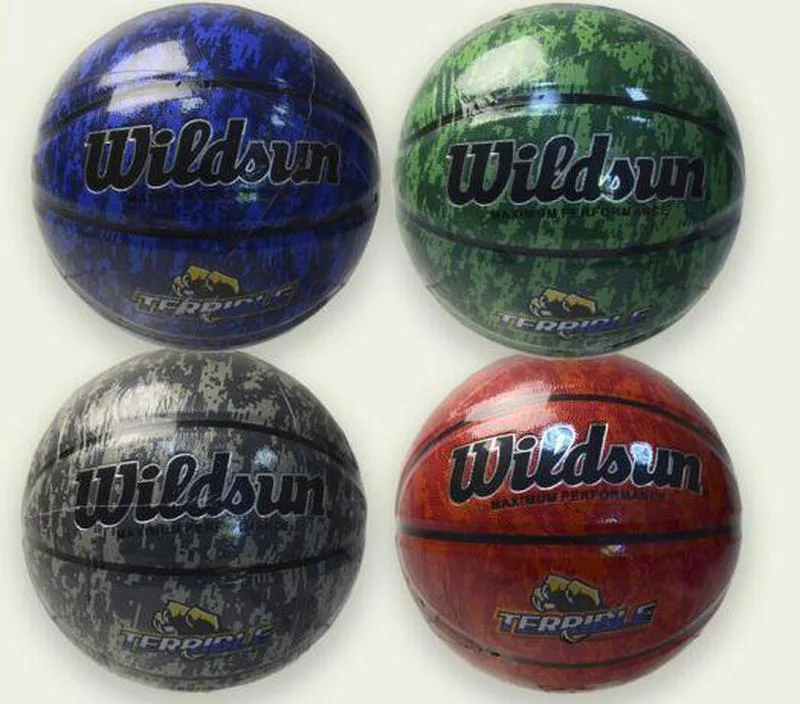 М'яч баскетбольний Wildsun Terrible, розмір 7 Сірий