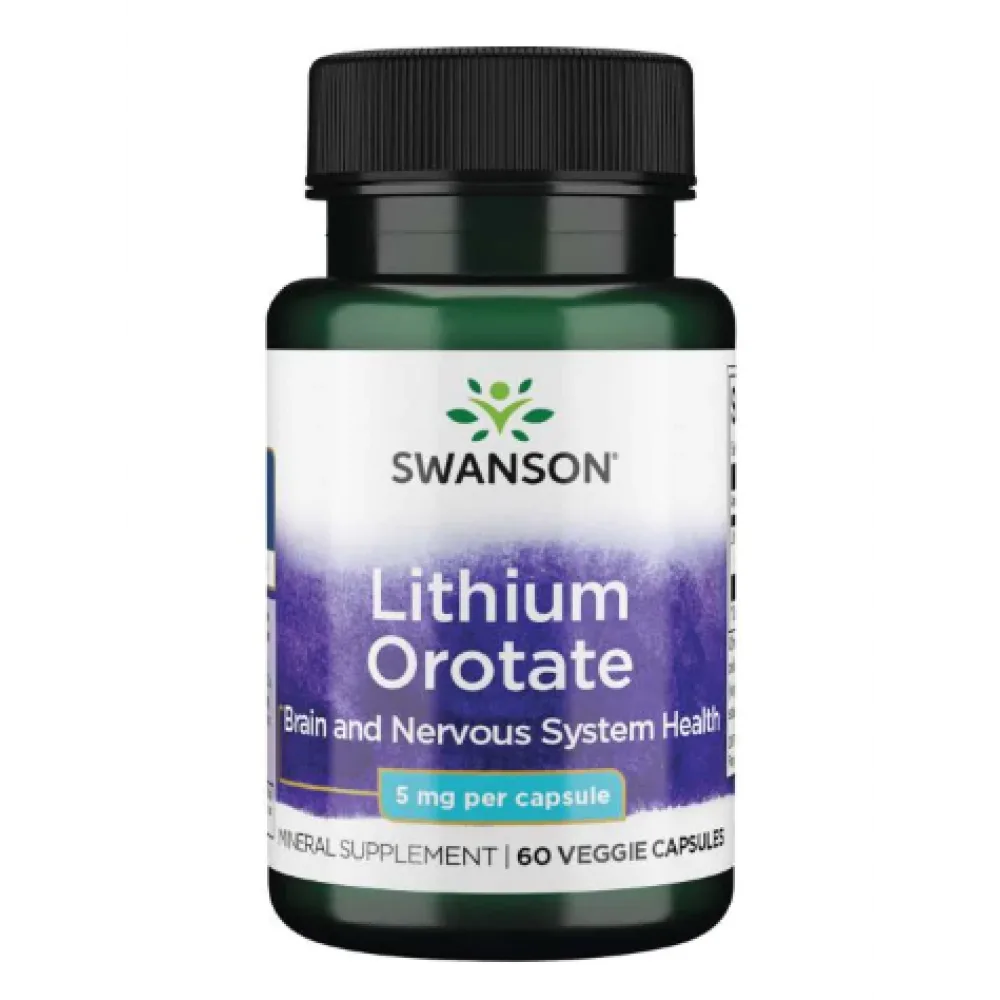 Lithium Orotate 5 мг - 60 вег. капсул