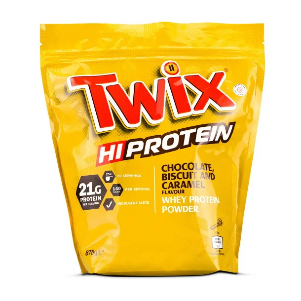 Twix Hi Protein - 875 г шоколад бісквіт та карамель