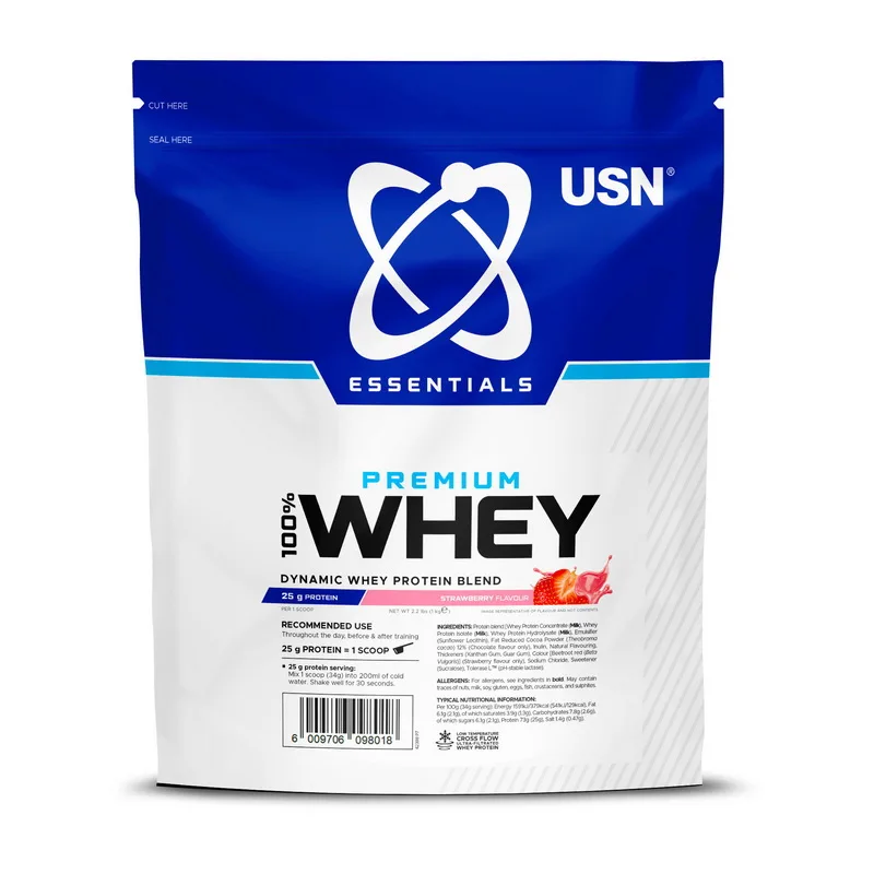 Essentials Dynamic Whey - 1 кг полуниця