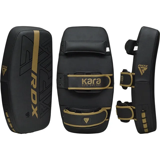 Thai Boxing Pads RDX ARM PAD F6 MATTE GOLDEN (1 pc.)