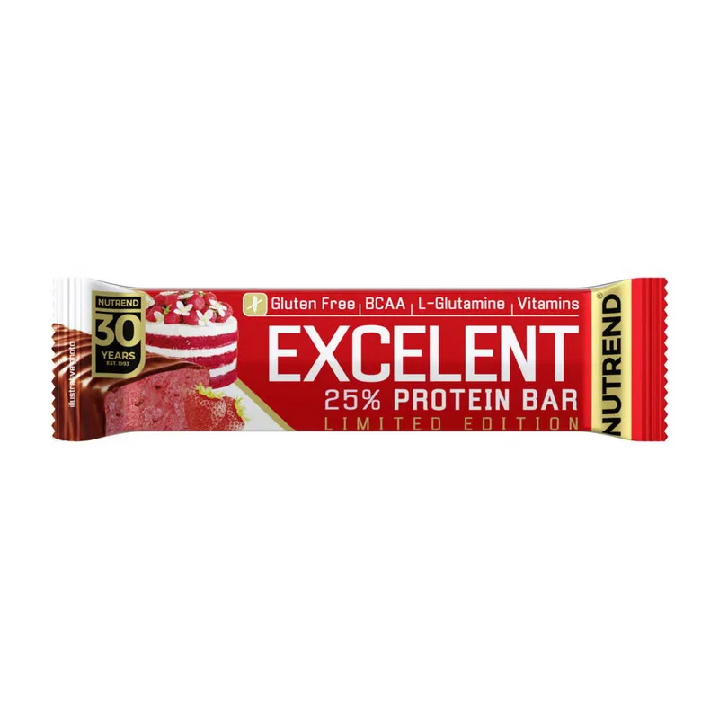 Excelent Protein Bar - 85 г полуниця торт
