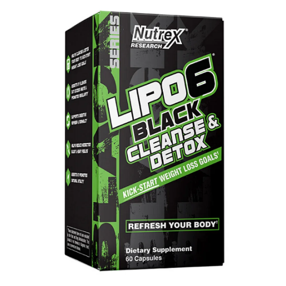 Lipo-6 Black Cleanse Detox - 60 штук