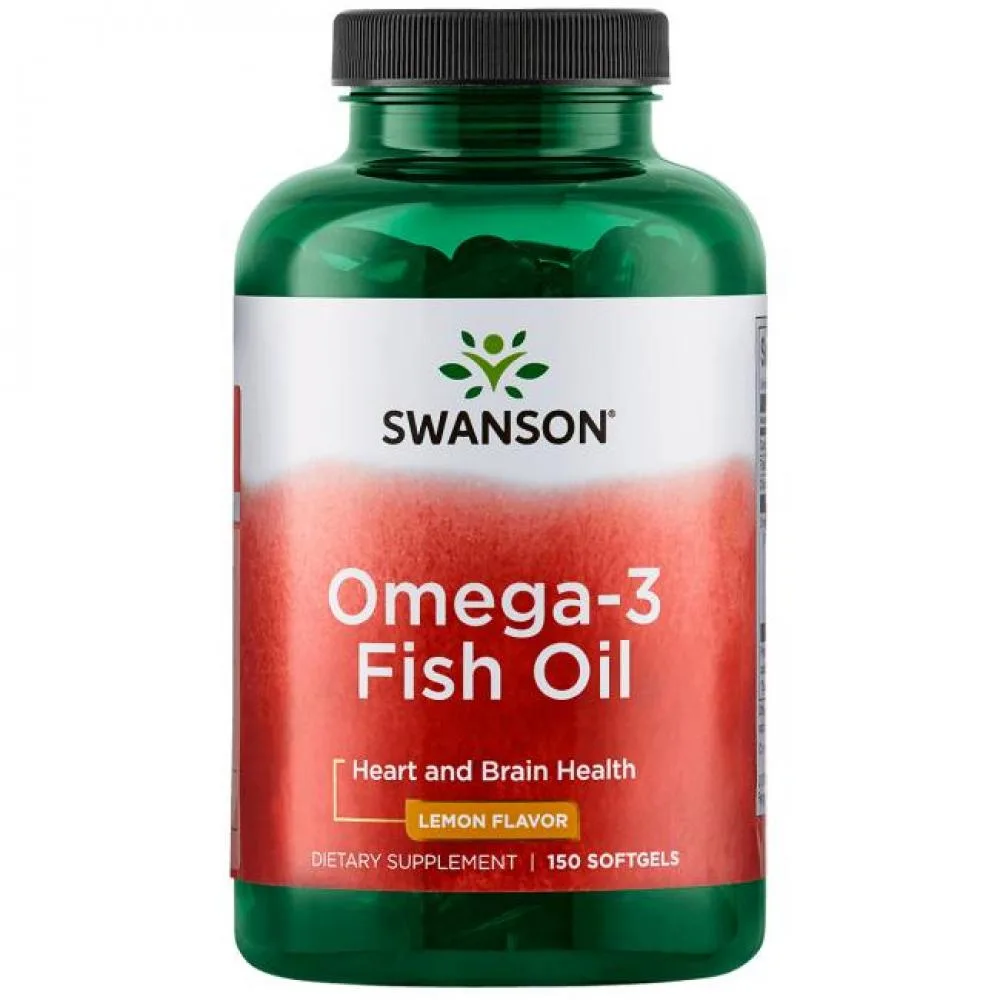 Omega-3 Fish Oil - 150 софтгель лимон