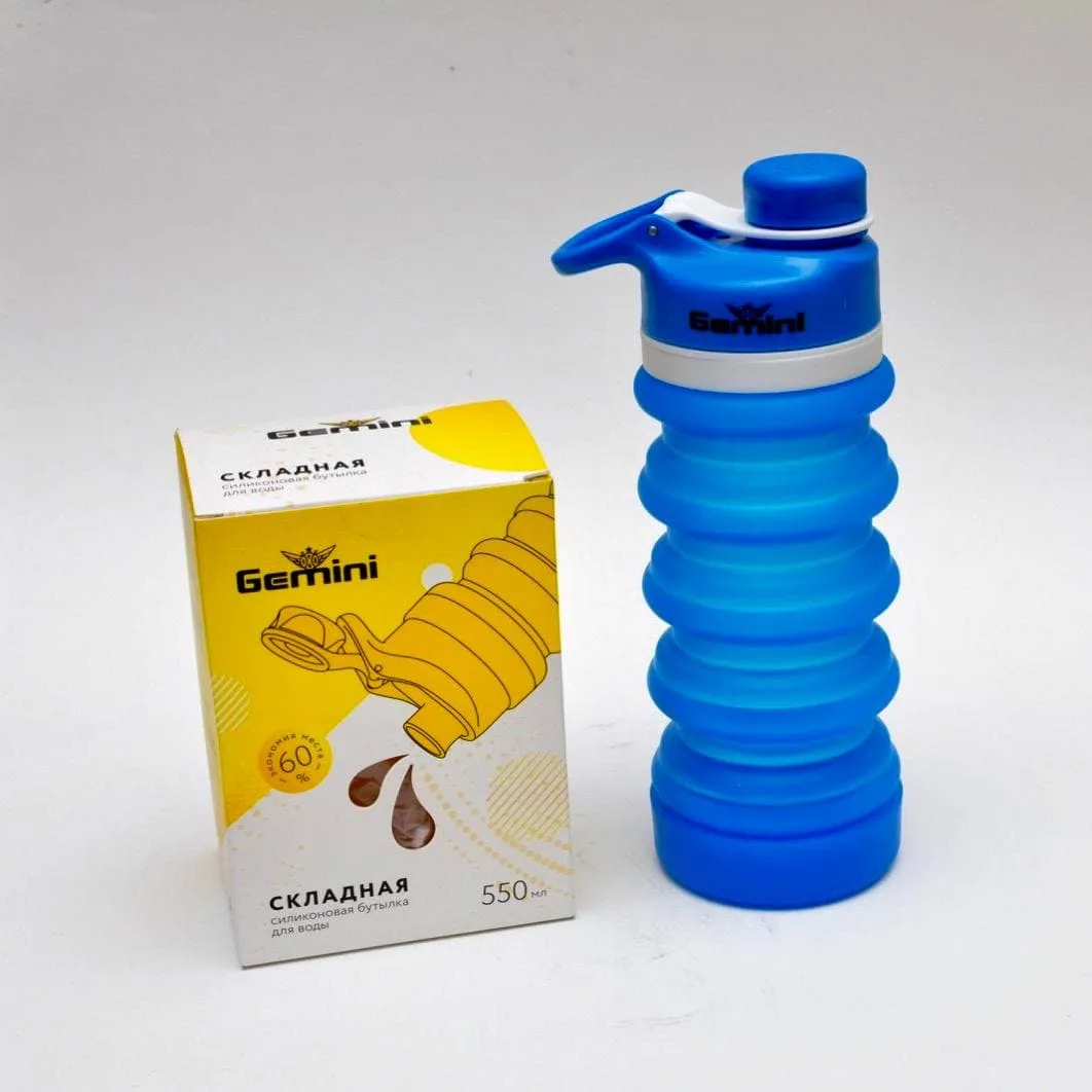 Пляшка для води складана 550 мл BG07-LBL